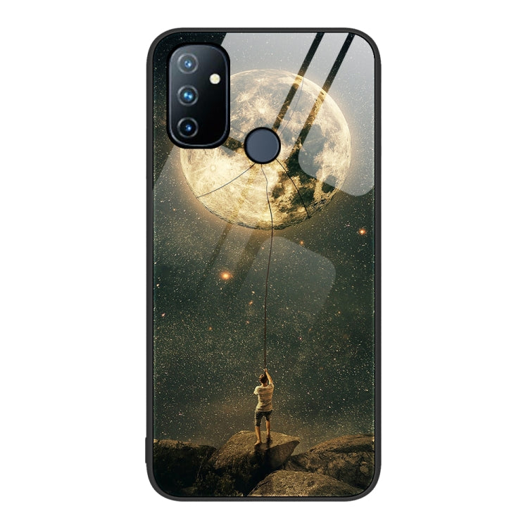 Colorful Painted Glass Phone Case, For OnePlus Nord N100