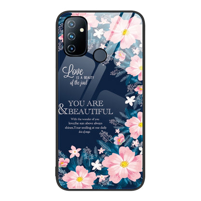 Colorful Painted Glass Phone Case, For OnePlus Nord N100