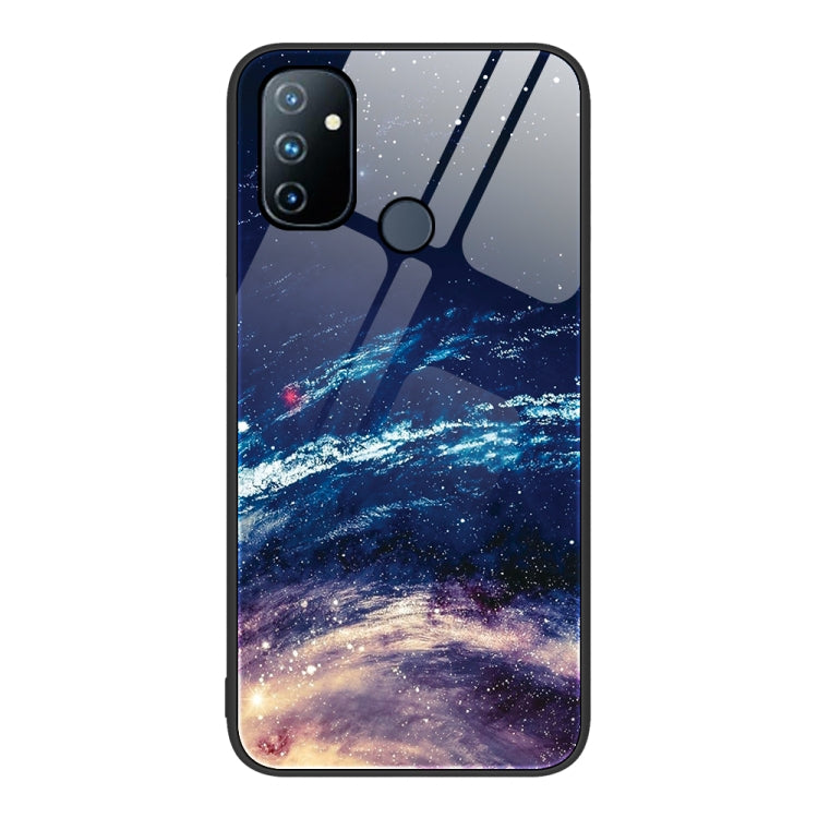 Colorful Painted Glass Phone Case, For OnePlus Nord N100