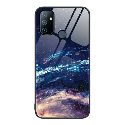Colorful Painted Glass Phone Case, For OnePlus Nord N100
