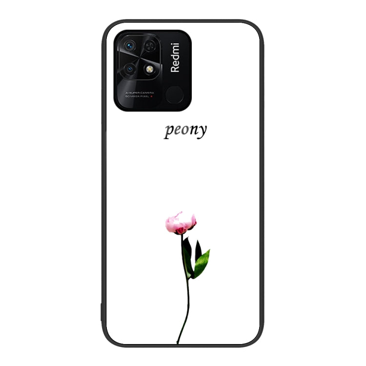 Colorful Painted Glass Phone Case, For Xiaomi Redmi 10C