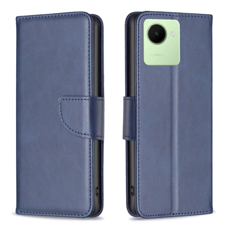 Lambskin Texture Leather Phone Case, For Realme C30