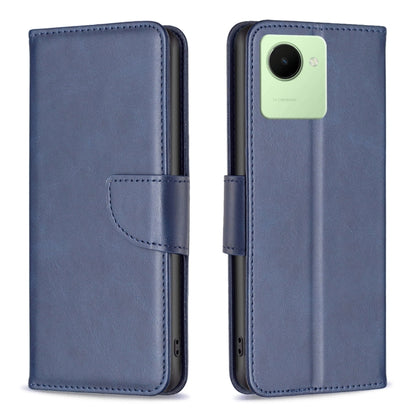 Lambskin Texture Leather Phone Case, For Realme C30