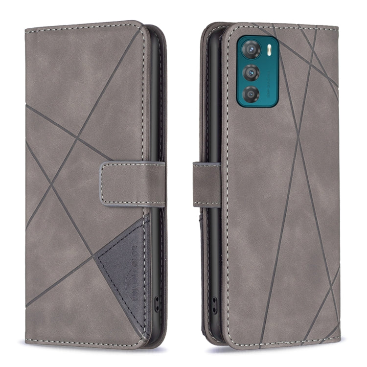 Magnetic Buckle Rhombus Texture Leather Phone Case, For Motorola Moto G42 4G, For Motorola Moto G62, For Nothing Phone 1, For OPPO A57 4G