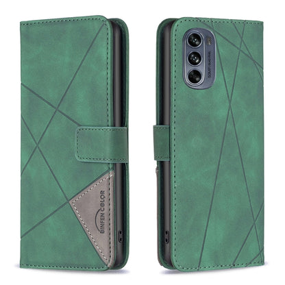 Magnetic Buckle Rhombus Texture Leather Phone Case, For Motorola Moto G42 4G, For Motorola Moto G62, For Nothing Phone 1, For OPPO A57 4G
