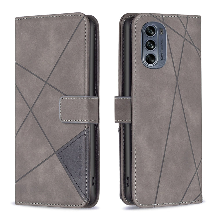Magnetic Buckle Rhombus Texture Leather Phone Case, For Motorola Moto G42 4G, For Motorola Moto G62, For Nothing Phone 1, For OPPO A57 4G