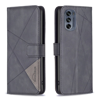 Magnetic Buckle Rhombus Texture Leather Phone Case, For Motorola Moto G42 4G, For Motorola Moto G62, For Nothing Phone 1, For OPPO A57 4G