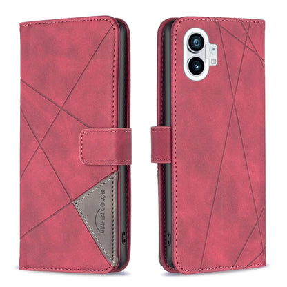 Magnetic Buckle Rhombus Texture Leather Phone Case, For Motorola Moto G42 4G, For Motorola Moto G62, For Nothing Phone 1, For OPPO A57 4G
