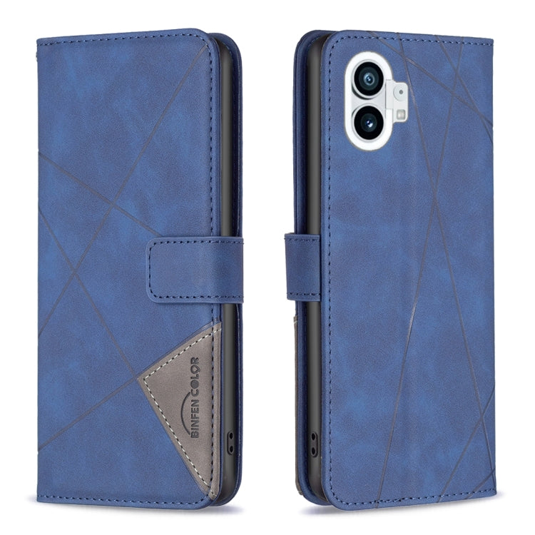 Magnetic Buckle Rhombus Texture Leather Phone Case, For Motorola Moto G42 4G, For Motorola Moto G62, For Nothing Phone 1, For OPPO A57 4G