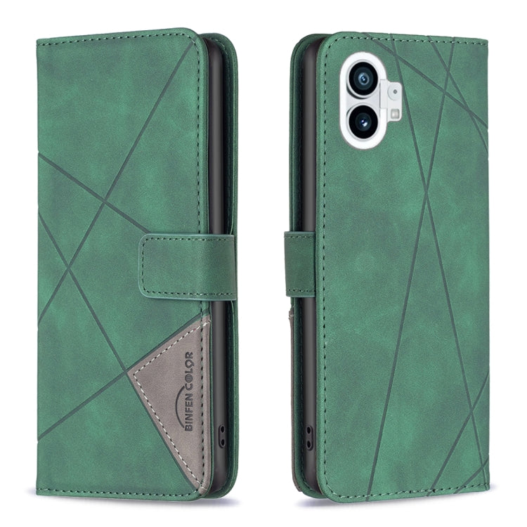 Magnetic Buckle Rhombus Texture Leather Phone Case, For Motorola Moto G42 4G, For Motorola Moto G62, For Nothing Phone 1, For OPPO A57 4G