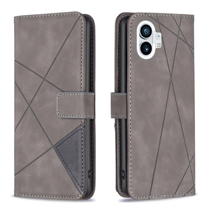 Magnetic Buckle Rhombus Texture Leather Phone Case, For Motorola Moto G42 4G, For Motorola Moto G62, For Nothing Phone 1, For OPPO A57 4G