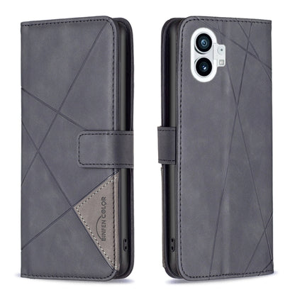 Magnetic Buckle Rhombus Texture Leather Phone Case, For Motorola Moto G42 4G, For Motorola Moto G62, For Nothing Phone 1, For OPPO A57 4G