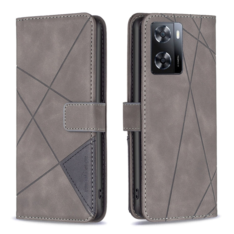 Magnetic Buckle Rhombus Texture Leather Phone Case, For Motorola Moto G42 4G, For Motorola Moto G62, For Nothing Phone 1, For OPPO A57 4G