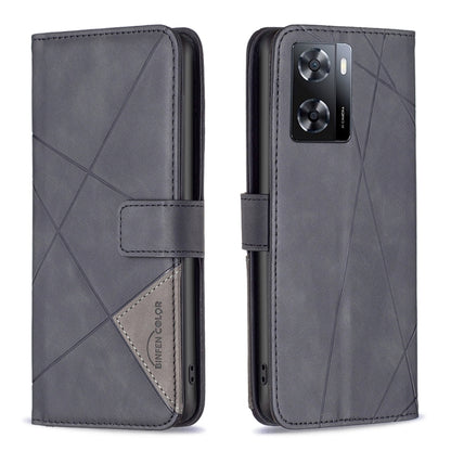 Magnetic Buckle Rhombus Texture Leather Phone Case, For Motorola Moto G42 4G, For Motorola Moto G62, For Nothing Phone 1, For OPPO A57 4G