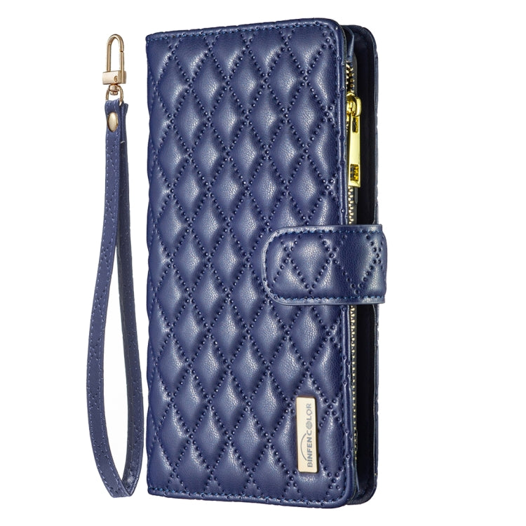 Diamond Lattice Zipper Wallet Leather Flip Phone Case, For Motorola Moto G42 4G, For Motorola Moto G62, For Nothing Phone 1, For OPPO A57 4G