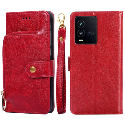 Zipper Bag Leather Phone Case, For vivo iQOO 10, For vivo iQOO 10 Pro 5G, For Nothing Phone 1, For OnePlus 10T, For Realme C30 4G/Narzo 50i Prime, For Honor X40i