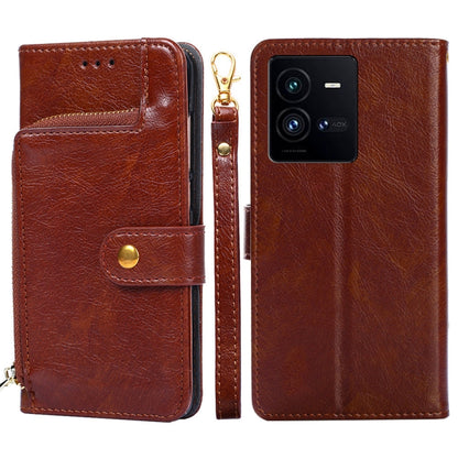Zipper Bag Leather Phone Case, For vivo iQOO 10, For vivo iQOO 10 Pro 5G, For Nothing Phone 1, For OnePlus 10T, For Realme C30 4G/Narzo 50i Prime, For Honor X40i