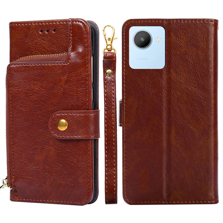 Zipper Bag Leather Phone Case, For vivo iQOO 10, For vivo iQOO 10 Pro 5G, For Nothing Phone 1, For OnePlus 10T, For Realme C30 4G/Narzo 50i Prime, For Honor X40i