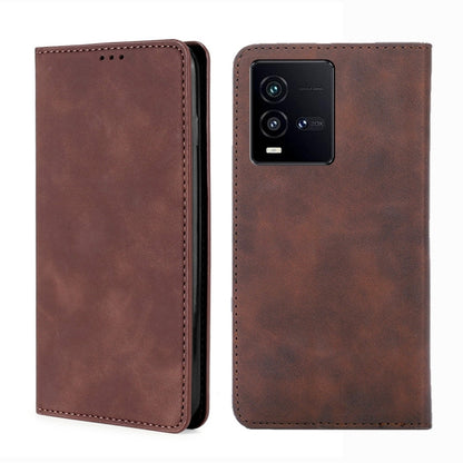 Skin Feel Magnetic Horizontal Flip Leather Phone Case, For vivo iQOO 10, For vivo iQOO 10 Pro 5G, For OnePlus 10T, For Realme C30 4G/Narzo 50i Prime
