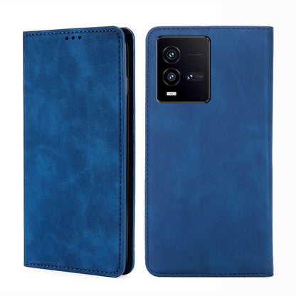Skin Feel Magnetic Horizontal Flip Leather Phone Case, For vivo iQOO 10, For vivo iQOO 10 Pro 5G, For OnePlus 10T, For Realme C30 4G/Narzo 50i Prime
