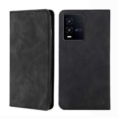 Skin Feel Magnetic Horizontal Flip Leather Phone Case, For vivo iQOO 10, For vivo iQOO 10 Pro 5G, For OnePlus 10T, For Realme C30 4G/Narzo 50i Prime