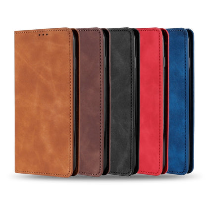 Skin Feel Magnetic Horizontal Flip Leather Phone Case, For vivo iQOO 10, For vivo iQOO 10 Pro 5G, For OnePlus 10T, For Realme C30 4G/Narzo 50i Prime