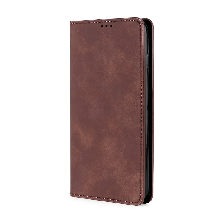 Skin Feel Magnetic Horizontal Flip Leather Phone Case, For Honor X40i