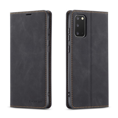 Forwenw Dream Series Oil Edge Strong Magnetism Horizontal Flip Leather Case with Holder & Card Slots & Wallet & Photo Frame, For Galaxy A51, For Galaxy A71, For Xiaomi Redmi Note 8 Pro, For Xiaomi Redmi Note 8, For Galaxy S20, For Galaxy S20 Plus