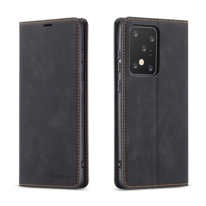 Forwenw Dream Series Oil Edge Strong Magnetism Horizontal Flip Leather Case with Holder & Card Slots & Wallet & Photo Frame, For Galaxy S20 Ultra