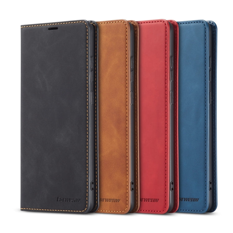 Forwenw Dream Series Oil Edge Strong Magnetism Horizontal Flip Leather Case with Holder & Card Slots & Wallet & Photo Frame, For Galaxy S20 Ultra
