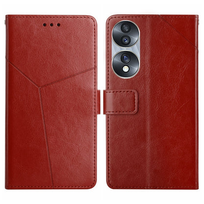 HT01 Y-shaped Pattern Flip Leather Phone Case, For Realme GT Neo2, For Honor 70, For Realme GT Neo 3