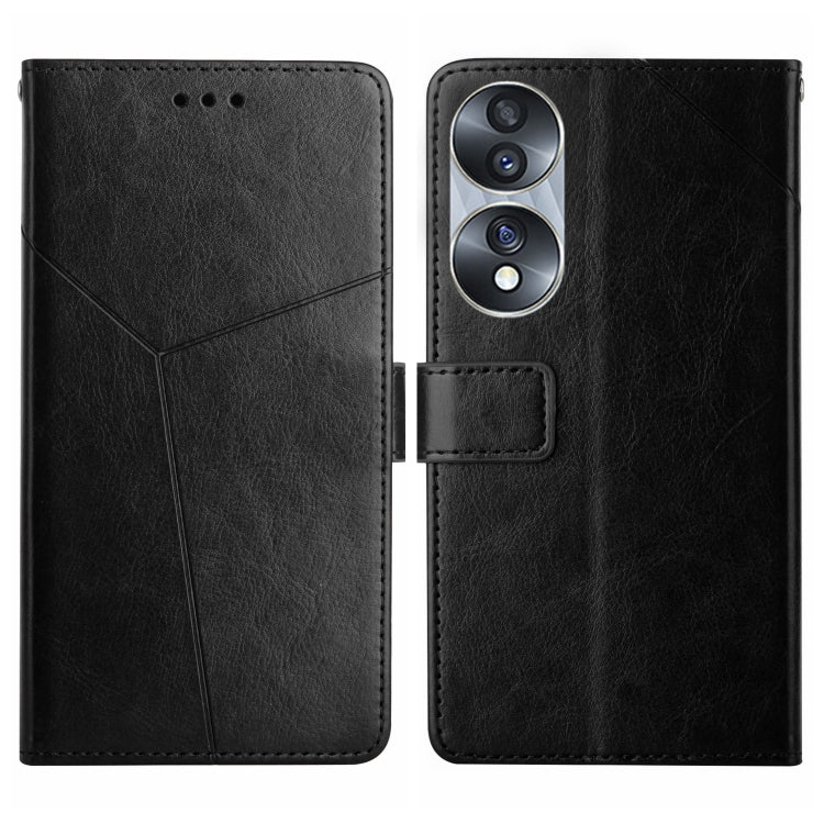 HT01 Y-shaped Pattern Flip Leather Phone Case, For Realme GT Neo2, For Honor 70, For Realme GT Neo 3