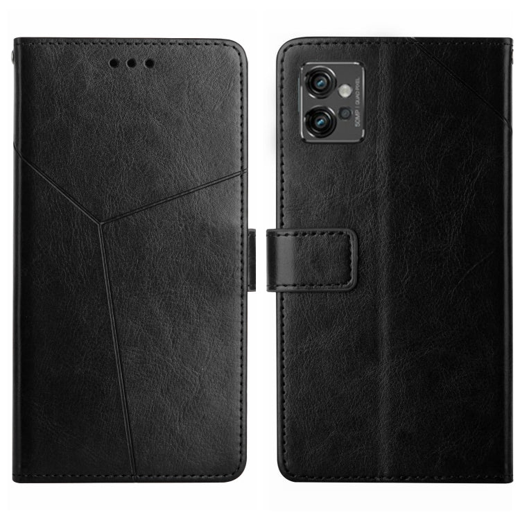 HT01 Y-shaped Pattern Flip Leather Phone Case, For Motorola Moto G32, For Nothing Phone 1, For OPPO A57 4G/A77 4G/Realme Narzo 50 5G/Realme V23, For Xiaomi Poco C40