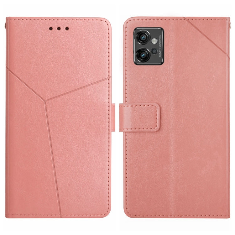 HT01 Y-shaped Pattern Flip Leather Phone Case, For Motorola Moto G32, For Nothing Phone 1, For OPPO A57 4G/A77 4G/Realme Narzo 50 5G/Realme V23, For Xiaomi Poco C40