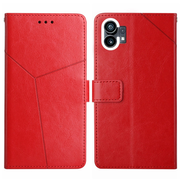 HT01 Y-shaped Pattern Flip Leather Phone Case, For Motorola Moto G32, For Nothing Phone 1, For OPPO A57 4G/A77 4G/Realme Narzo 50 5G/Realme V23, For Xiaomi Poco C40