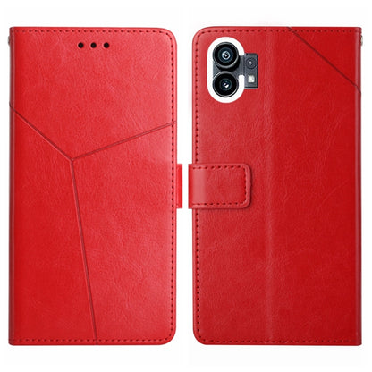 HT01 Y-shaped Pattern Flip Leather Phone Case, For Motorola Moto G32, For Nothing Phone 1, For OPPO A57 4G/A77 4G/Realme Narzo 50 5G/Realme V23, For Xiaomi Poco C40