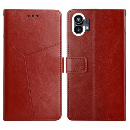 HT01 Y-shaped Pattern Flip Leather Phone Case, For Motorola Moto G32, For Nothing Phone 1, For OPPO A57 4G/A77 4G/Realme Narzo 50 5G/Realme V23, For Xiaomi Poco C40