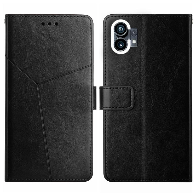 HT01 Y-shaped Pattern Flip Leather Phone Case, For Motorola Moto G32, For Nothing Phone 1, For OPPO A57 4G/A77 4G/Realme Narzo 50 5G/Realme V23, For Xiaomi Poco C40