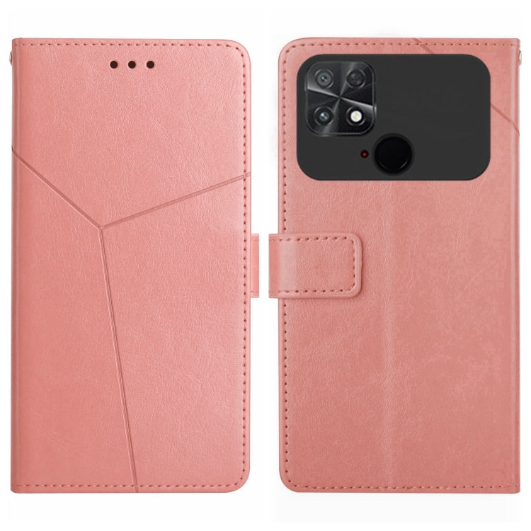 HT01 Y-shaped Pattern Flip Leather Phone Case, For Motorola Moto G32, For Nothing Phone 1, For OPPO A57 4G/A77 4G/Realme Narzo 50 5G/Realme V23, For Xiaomi Poco C40