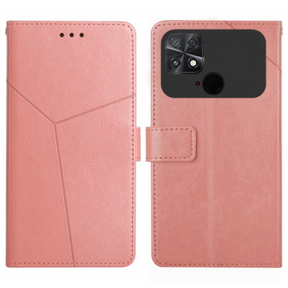 HT01 Y-shaped Pattern Flip Leather Phone Case, For Motorola Moto G32, For Nothing Phone 1, For OPPO A57 4G/A77 4G/Realme Narzo 50 5G/Realme V23, For Xiaomi Poco C40
