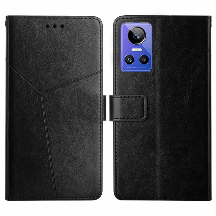 HT01 Y-shaped Pattern Flip Leather Phone Case, For Realme GT Neo2, For Honor 70, For Realme GT Neo 3