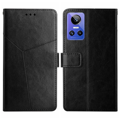 HT01 Y-shaped Pattern Flip Leather Phone Case, For Realme GT Neo2, For Honor 70, For Realme GT Neo 3