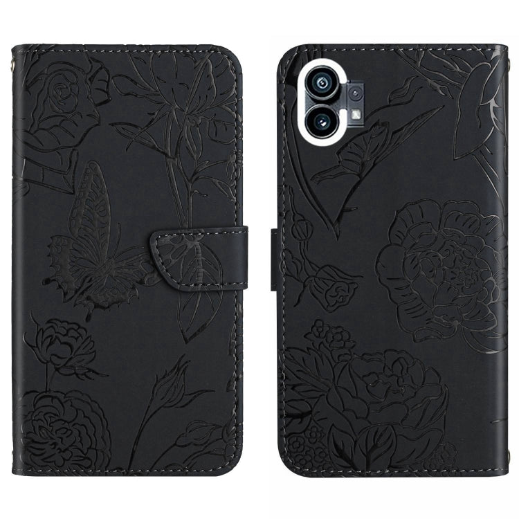 HT03 Skin Feel Butterfly Embossed Flip Leather Phone Case, For Motorola Moto G32, For Nothing Phone 1, For OPPO A57 4G/A77 4G/Realme Narzo 50 5G/Realme V23, For Xiaomi Poco C40