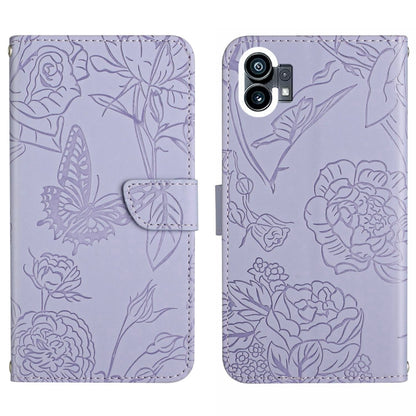 HT03 Skin Feel Butterfly Embossed Flip Leather Phone Case, For Motorola Moto G32, For Nothing Phone 1, For OPPO A57 4G/A77 4G/Realme Narzo 50 5G/Realme V23, For Xiaomi Poco C40
