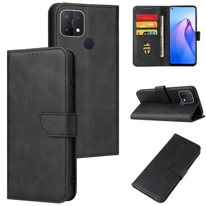 Calf Texture Buckle Flip Leather Phone Case, For OPPO A15, For OPPO A55 5G, For OPPO A92s, For OPPO A93 5G, For OPPO F11 Pro, For OPPO Reno5, For OPPO Reno6 4G, For Realme C15
