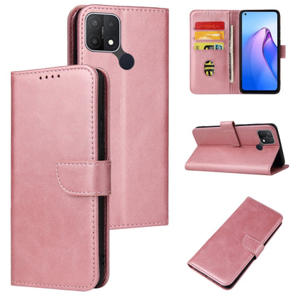 Calf Texture Buckle Flip Leather Phone Case, For OPPO A15, For OPPO A55 5G, For OPPO A92s, For OPPO A93 5G, For OPPO F11 Pro, For OPPO Reno5, For OPPO Reno6 4G, For Realme C15