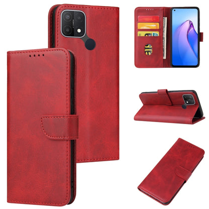 Calf Texture Buckle Flip Leather Phone Case, For OPPO A15, For OPPO A55 5G, For OPPO A92s, For OPPO A93 5G, For OPPO F11 Pro, For OPPO Reno5, For OPPO Reno6 4G, For Realme C15