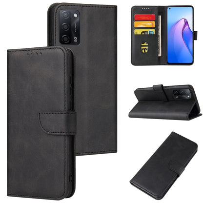Calf Texture Buckle Flip Leather Phone Case, For OPPO A15, For OPPO A55 5G, For OPPO A92s, For OPPO A93 5G, For OPPO F11 Pro, For OPPO Reno5, For OPPO Reno6 4G, For Realme C15