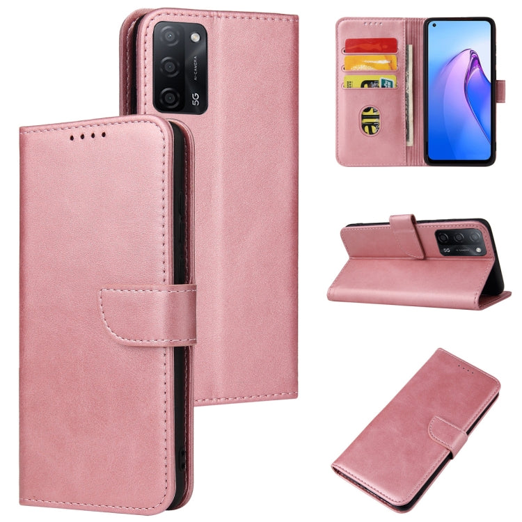 Calf Texture Buckle Flip Leather Phone Case, For OPPO A15, For OPPO A55 5G, For OPPO A92s, For OPPO A93 5G, For OPPO F11 Pro, For OPPO Reno5, For OPPO Reno6 4G, For Realme C15