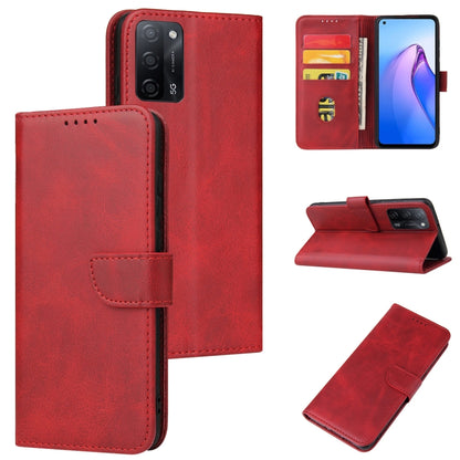 Calf Texture Buckle Flip Leather Phone Case, For OPPO A15, For OPPO A55 5G, For OPPO A92s, For OPPO A93 5G, For OPPO F11 Pro, For OPPO Reno5, For OPPO Reno6 4G, For Realme C15